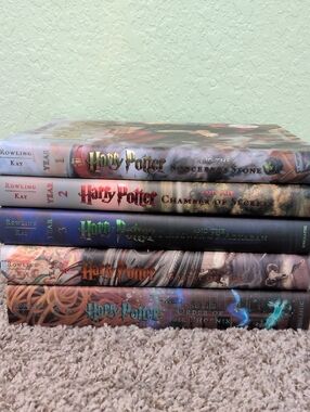 Illustrated Harry Potter Books 1-5